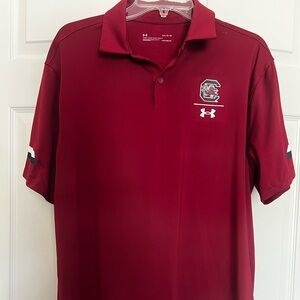 University of South Carolina Garnet Under Armor Polo